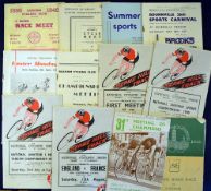 Various 1948/49 Cycling racing programmes to incl ’48 Olympics - mainly at Herne Hill to include NCU