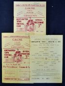 Selection of Northampton Town home football programmes including 50/51 Bristol City, Brighton (