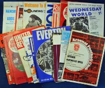 Manchester United football programmes for 1969/70 full season collection homes 21 league, 2 FA