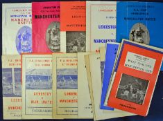 Manchester United football matches programmes consisting of souvenir (pirate) programmes including