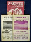 Scottish football programme selection to include 53/54 Falkirk v Hibernian (SLC), 53/54 Falkirk v