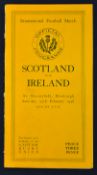 1928 Scotland v Ireland (Runner Up) rugby programme - played at Murrayfield 25th of February -