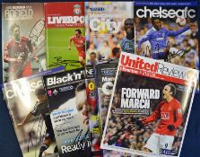 Collection of signed football programmes with interesting signatures including Daniel Sturridge,