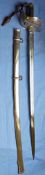 Extremely rare 1897 Royal Engineers Sword issued to Lieutenant G H Sim who played in the 1875 FA Cup