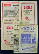 Sheffield & Hallamshire County Cup football programmes 1951 Final Sheffield Wednesday v Doncaster