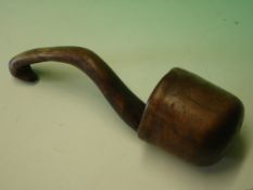 A Primitive Treen Ladle. Probably Scandinavian. 11 ½