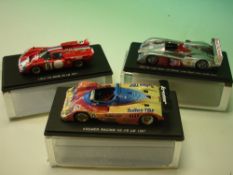 Three Minimax Spark Models 1/43rd scale. Audi R8 