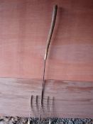 Cheese Making. A long handled curd cutter, stamped R. Allen Maker, S Mallett