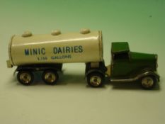 Minic Toys. A Minic Dairies articulated lorry. 7