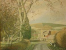 Noel Shepherdson bn. 1935 Clunton Corner, Shropshire. Signed and dated '80 Oil on board 10