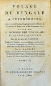 Interesting Sikh (Seykes) History Books in French 'Voyage du Bengale a Pétersbourg' in 3 volumes.