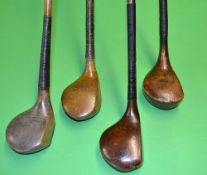 4x very clean late scare neck woods to include Jack Randall 