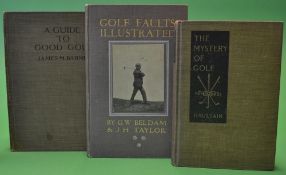 Early Golf Instruction books from 1905 onwards to incl Arnold Haultain 