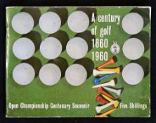 Scarce 1960 Open Golf Centenary souvenir - titled 