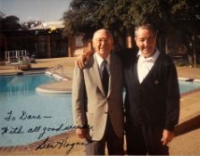 Ben Hogan - 1953 Open Golf Champion - signed informal colour photograph c1980 - taken at his home