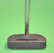 Extremely Rare Ping Redwood City B5C Pat. Pend croquet bronzed brass mallet head putter - the sole