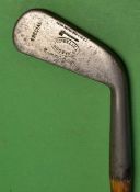 Fine Harry Vardon Totteridge signature cleek c1900 - stamped with the Tom Stewart pipe mark and H