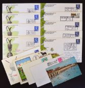Collection of Golf Open Championship postal covers from 1968 - 1978 (19) to incl 1968 - 4x