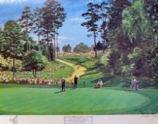 Weaver, Arthur signed golf print - 