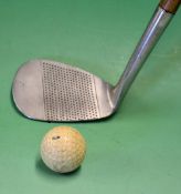 Fine Nicoll Leven Zenith Spade mashie - stamped D. Houston Royal Aberdeen GC to the head which