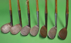 7x assorted niblicks - makers incl Tom Trapp by Winton, J Bremner, Logan Genii, R Turner Williams