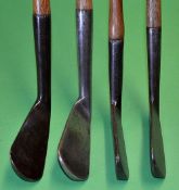 4x various Forgan irons to incl an early A Forgan Glasgow smf lofter with 4.7/8