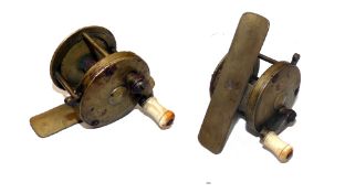 REEL: Early brass pin stop multiplier winch, 1.75