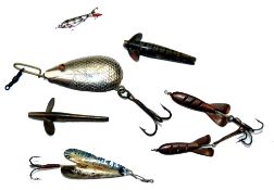 LURES: (7) Seven vintage lures comprising an Allcock's 2
