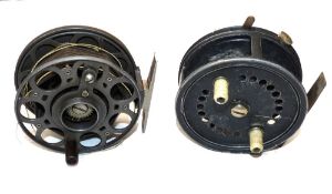 REELS: (2) Mercury skeleton pattern ball bearing trotting reel, 4