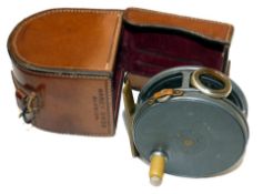 REEL & CASE: Rare Hardy Perfect 2 7/8