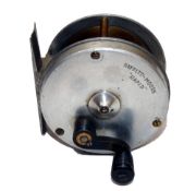 REEL: Fine and rare Reffitt-Moore Rapid alloy geared multiplier reel, 2.6