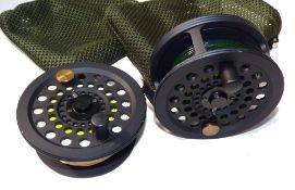 REEL: Sharpe's of Aberdeen The Don, wide drum hi tech alloy salmon fly reel, 4 1/8