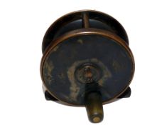 REEL: Hardy Birmingham all brass trout fly reel, 2.5