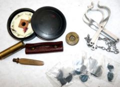 HARDY ACCESSORIES: Mixed lot of named Hardy accessories, inc. Album cast carrier with ivorine discs,