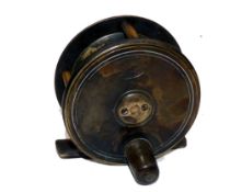 REEL: Hardy all brass Birmingham trout fly reel, 2.5