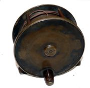 REEL: Hardy Birmingham plate wind all brass 4