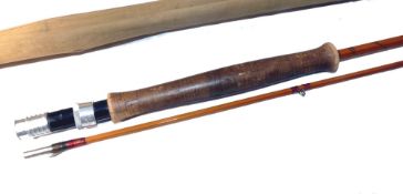 ROD: Hardy The Perfection Rod 10' 2 piece Palakona, No.E59759, burgundy whipped low bridge guides,