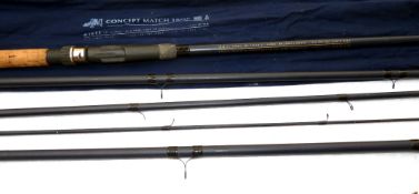 ROD: Dave Harrell M.A.P. Concept Match rod, 18'-20' carbon, 5 piece, matt black finish, lined