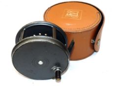 REEL & CASE: (2) Hardy Perfect 4.5