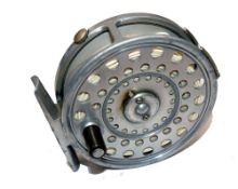 REEL: Hardy LRH Lightweight alloy fly reel, 3 pillars, U shaped line guide, rim tension regulator, 2