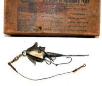 LURE: Early Allcock's the A1  Patent live bait mount, 4.25