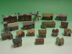 Wade Whimsey On Why Buildings A collection of 18 to include the scarce windmill with moveable sails.