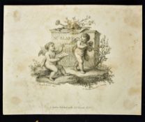 Theatre 1799 Early Pictorial London Theatre ticket for 