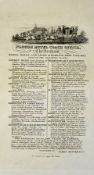 Cheltenham Stage Coach Handbill c1830s by the Plough Hotel Coach Office a well engraved illustration