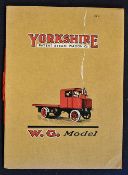 Locomotive c1920s Yorkshire Patent Steam Wagon Co Catalogue Office and Works Hunslet, Leeds, a