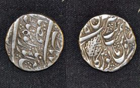 India First Sikh silver coin issued under Maharajah Ranjit Singh 1799 AD VS 1856 diameter approx