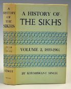 India A History of The Sikhs by Khuswant Singh Vol. 2 1839-1964 published in 1966, 395 pages. This