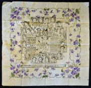 Suffragette Votes for Women Napkin 1908 a souvenir 'votes for women' souvenir official programme