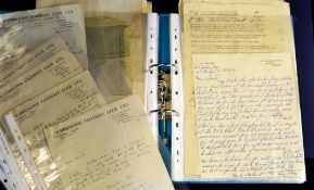 Large Collection of official Rugby League correspondence incl Country, Army, Club and County