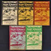 5x New Zealand Rugby Almanacks from 1946-1950 - 